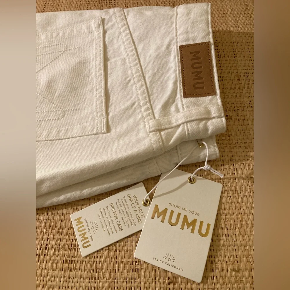 White denim shorts Show Me Your Mumu White Shorts - Picture 13 of 16